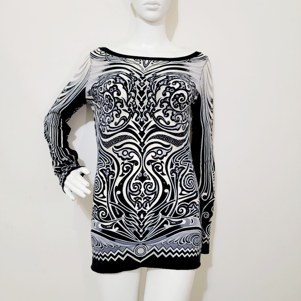 Jean Paul Gaultier Tribal Cyber Mini Dress / Top